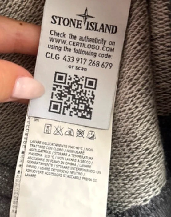 Veste à capuche Stone Island gris – Taille S – Patch authentique – Zip intégral - photo numéro 8
