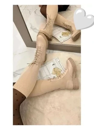 Bottines chaussettes lacets crèmes T40, brand: La Bottine Souriante, condition: Very good, size: 40, €33.00, €35.35 includes Buyer Protection Pro