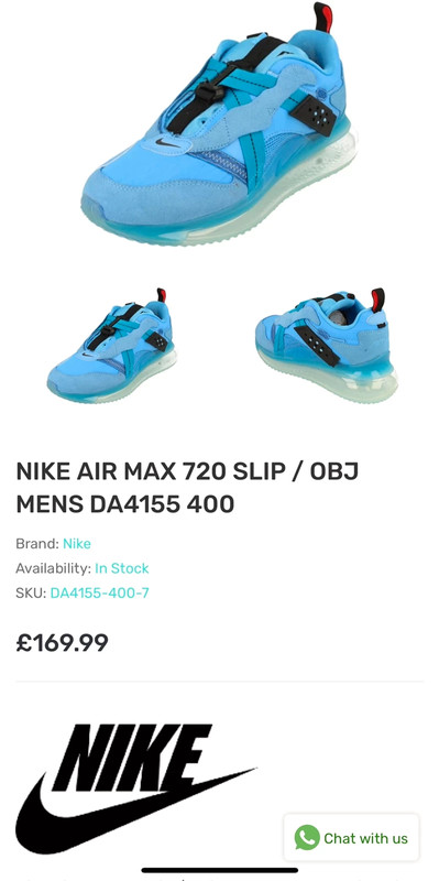 Compatible con Sequía etiqueta Nike Air Force 720 Slip on / OBJ. £170 new - Vinted