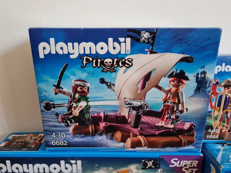 PLAYMOBIL 6682 Pirates - Radeau Avec Pirates Des Ténèbres - La Poste