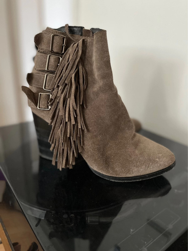 Boots frange The Kooples Vinted