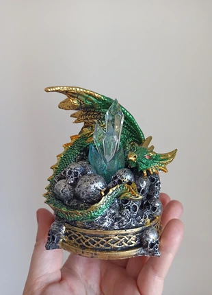 Figurine Dragon cristal têtes de mort, brand: Nemesis Now, condition: New, €19.99, €21.69 includes Buyer Protection Pro