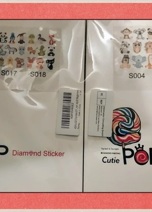 Lot de stickers diamant Cutie Pop – Neuf, activité créative, merk: cutie pop, staat: Nieuw met prijskaartje, € 6,00, € 7,00 inclusief Kopersbescherming Pro