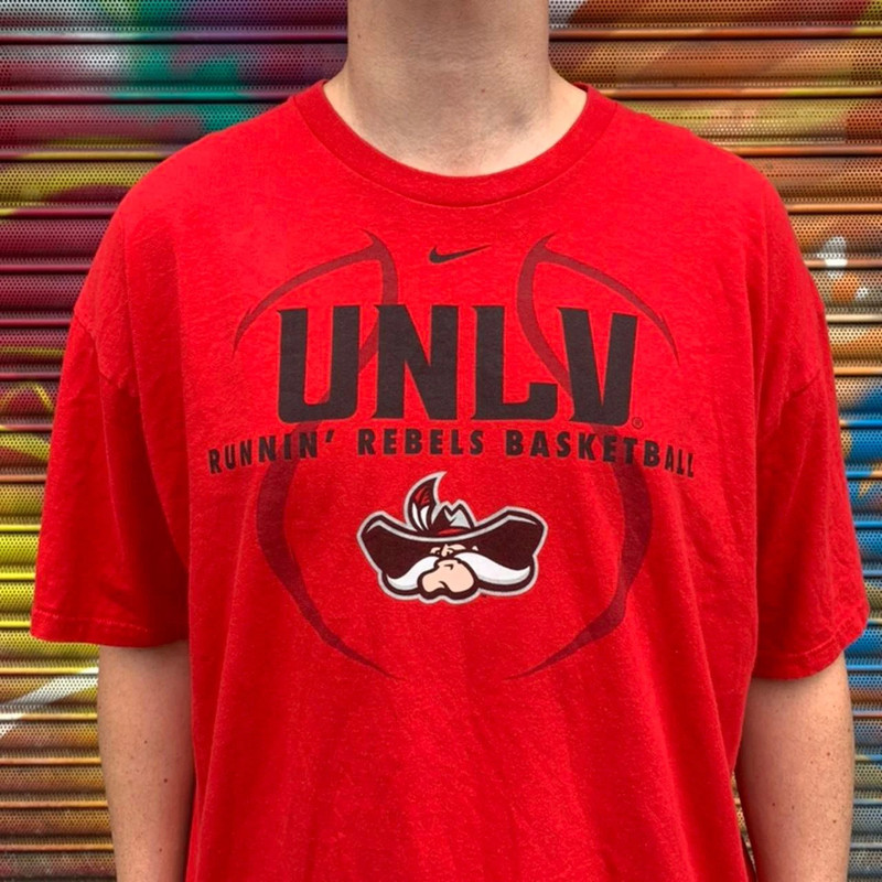 Nike, Shirts, Vintage Nike Unlv Runnin Rebels Basketball Jersey Xxl