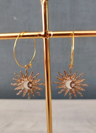 Créoles soleil lunaire bohème, merk: Boheme, staat: Heel goed, € 4,00, € 4,90 inclusief Kopersbescherming