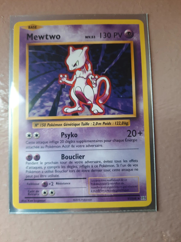 Carte Pokémon Mewtwo