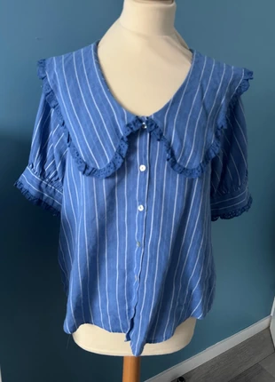 Chemisier grand col coton et lin Zara taille M excellent état, marca: Zara, estado: Muy bueno, tamaño: M / 38 / 10, 12,00 €, 13,30 € Protección al comprador incluida