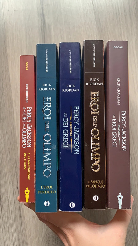 libri vari Percy Jackson di Rick Riordan