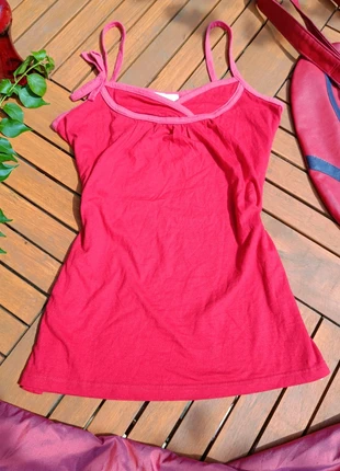 Vintage red and pink cotton top coquette, marke: COQUETTE, zustand: Sehr gut, größe: M / 38 / 10, 12,00 €, 13,30 € beinhaltet Vinted-Käuferschutz Pro