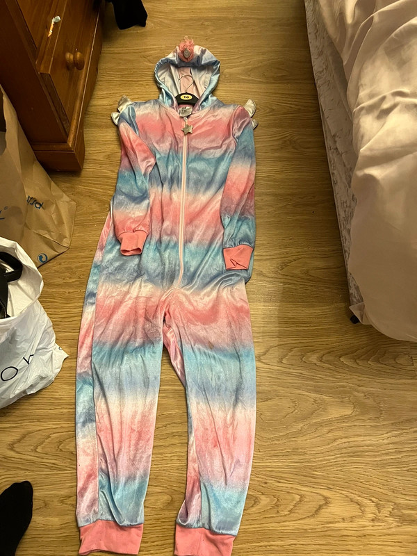 Girls age 10 12 yrs unicorn onesie from h and m