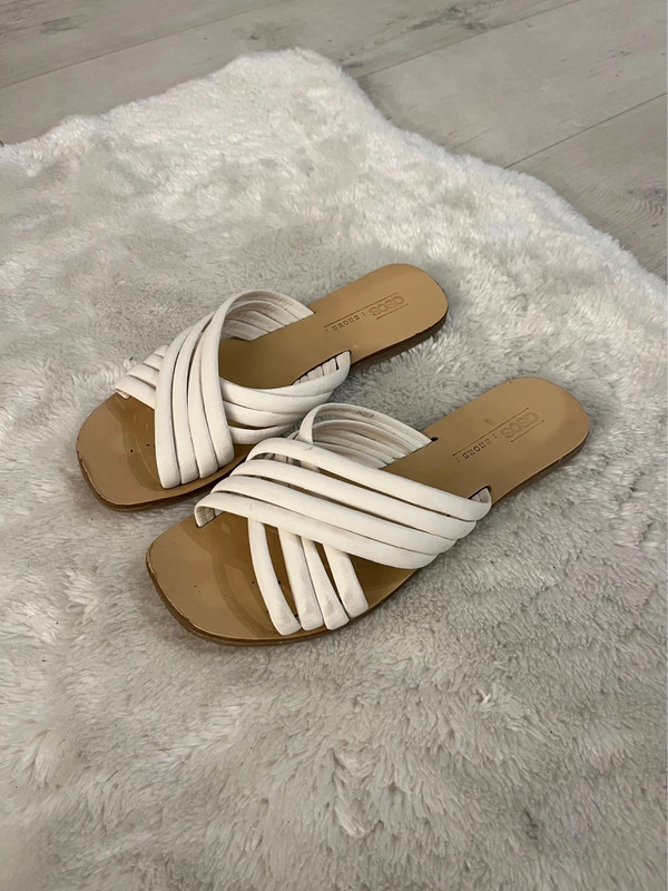 ASOS Design falsetto cross strap flat sandals Vinted