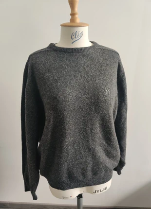 Pull gris laine crewneck brodé - Jezequel - XXL, marke: Jezequel, zustand: Sehr gut, größe: XXL, 29,90 €, 32,10 € inklusive Vinted-Käuferschutz