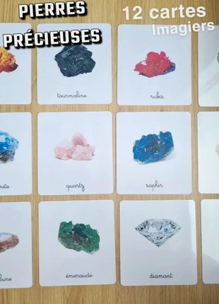 12 imagiers sur les pierres précieuses/ cartes de nomenclature, brand: imagiers, cartes de nomenclature, condition: Very good, size: 5 years / 110 cm, €9.47, €10.64 includes Buyer Protection Pro