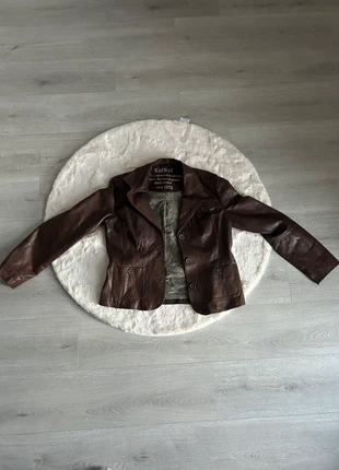 veste en cuir vintage Naf Naf, merk: Naf Naf, staat: Heel goed, maat: XL / 42 / 14, € 50,00, € 53,20 inclusief Kopersbescherming