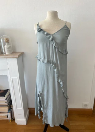 Robe longue à volants tenue mariage, brand: H&M, condition: Very good, size: M / 38 / 10, €5.00, €5.95 includes Buyer Protection