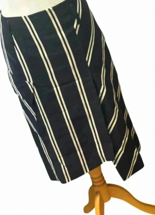 Jupe portefeuille rayée Maje – Taille 38, brand: Maje, condizioni: Ottime, taglia: M / IT 42 / EU 38, €31.00, €33.25 include la Protezione acquisti