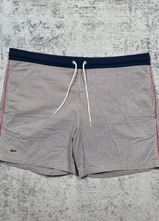 🐊 Short de Bain Lacoste Vintage Rayé Bleu Marine M Homme Old Money, marque: Lacoste, état: Très bon état, taille: M, 34,99 €, 37,44 € Protection acheteurs (Pro) incluse