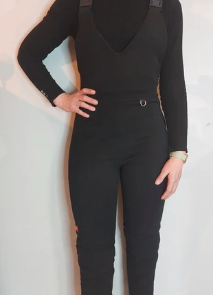 Salopette de ski vintage noir. Colle skiwear. Taille 36, marque: Vintage, état: Très bon état, taille: S / 36 / 8, 49,00 €, 52,15 € Protection acheteurs (Pro) incluse