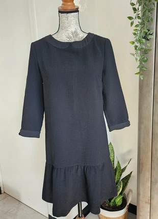 Robe Noire Promod Mousse crêpée Peter Pan taille M, marque: Promod, état: Très bon état, taille: M / 38 / 10, 6,99 €, 8,04 € Protection acheteurs incluse