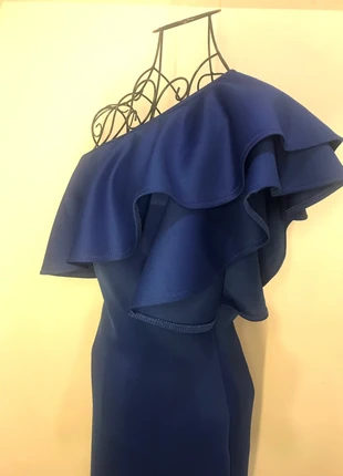 Jolie robe bleue cocktail/soirée/élégante T. M, condition: Very good, size: M / 38 / 10, €10.00, €11.20 includes Buyer Protection