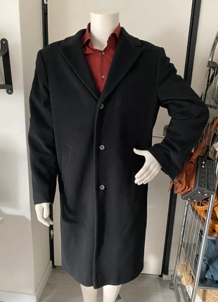 Mooie wollen/kasjmier herenmantel, merk: Cashmere, staat: Heel goed, maat: XL, € 49,95, € 53,15 inclusief Kopersbescherming