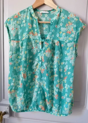 Blouse fleurie Promod taille 44 floral blouse blusa estampada blusa floreale Blumenbluse, brand: Promod, condition: Very good, size: XXL / 44 / 16, €8.00, €9.10 includes Buyer Protection