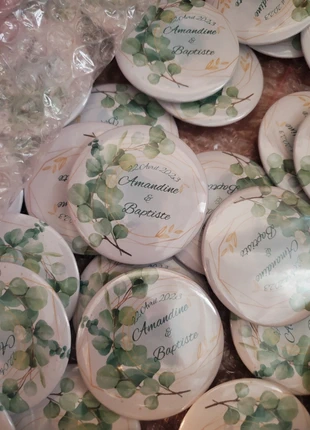 Badges mariage, estado: Muito bom, €1.00, €1.75 inclui Proteção do Comprador