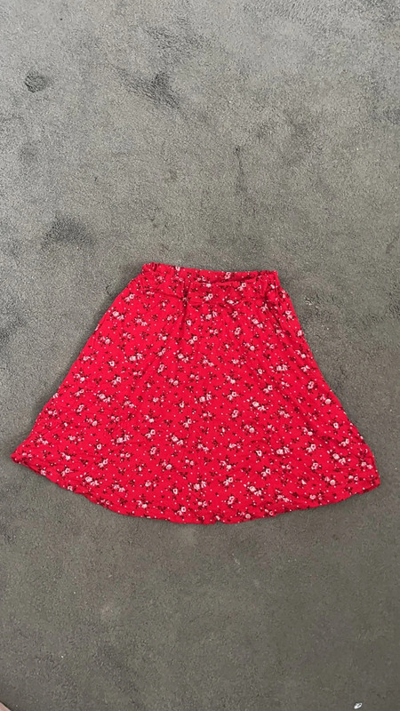 Floral PLT floaty mini skirt