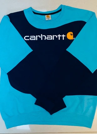 💙 Carhartt Light Blue & Navy Jumper – Size M (New Without Tags) 🩵, brand: Carhartt, condition: New without tags, size: M, £23.00, £24.85 includes Buyer Protection