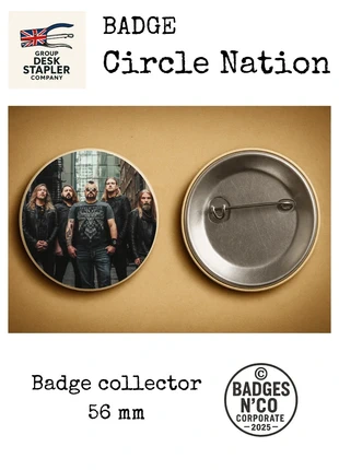 Badge Sabaton Circle Nation collector 56 mm, état: Très bon état, 5,00 €, 5,95 € Protection acheteurs incluse