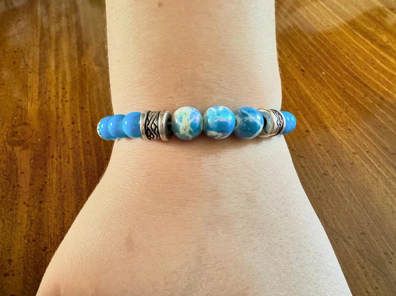 Blue bracelet 5