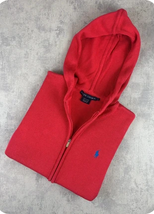 Veste zippé Ralph Lauren en maille rouge, taille L en très bon état, marke: Ralph Lauren, zustand: Sehr gut, größe: L / 40 / 12, 38,00 €, 40,60 € inklusive Vinted-Käuferschutz