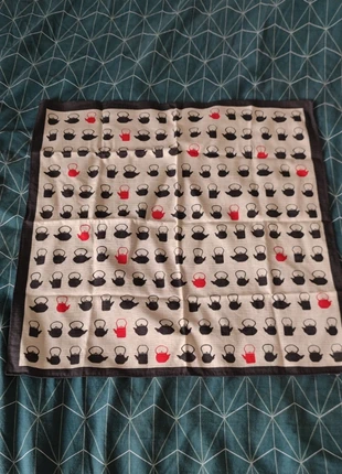 Furoshiki carré motifs théière, condition: New without tags, €4.00, €4.90 includes Buyer Protection