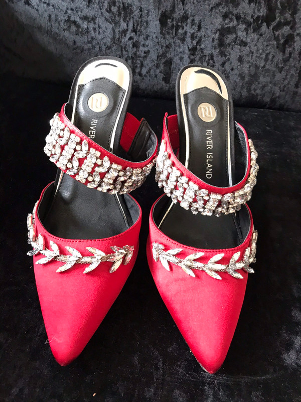 River Island Crystal decorated Mules - Vinted