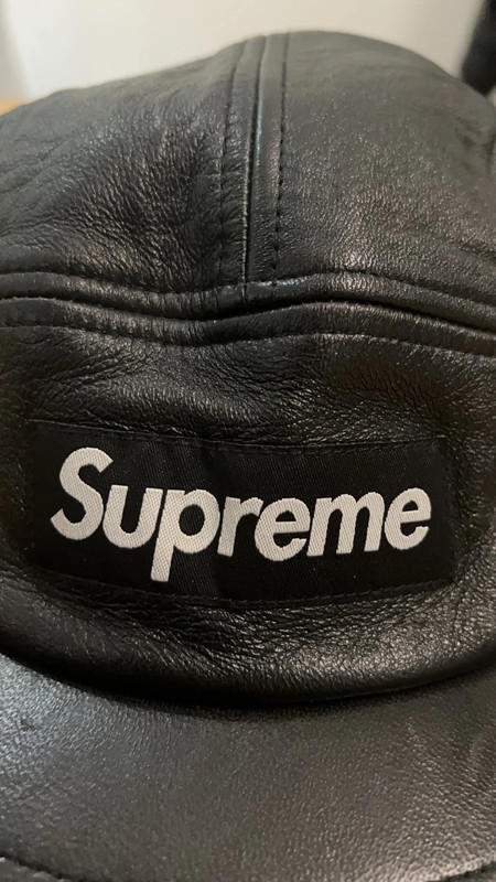 Supreme leather hat - Vinted