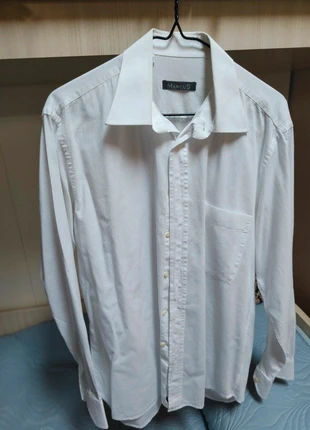 camicia bianca, marque: Marcus, état: Bon état, taille: L, 5,00 €, 5,95 € Protection acheteurs incluse