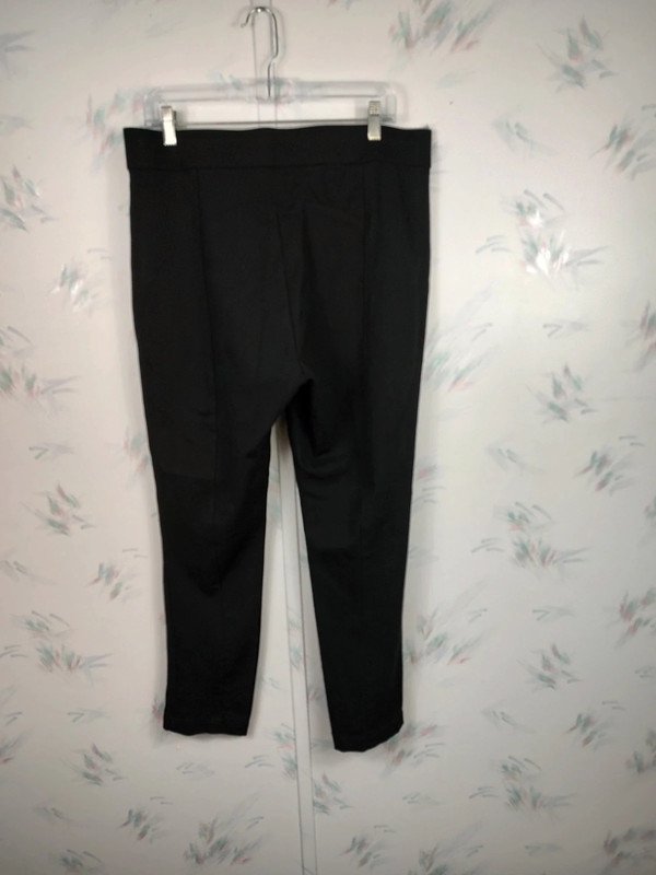 Anne Klein Black Tummy Control Ponte Pants 4