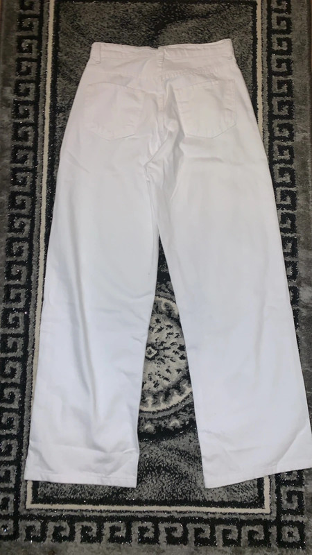 Pantalon large blanc . 3