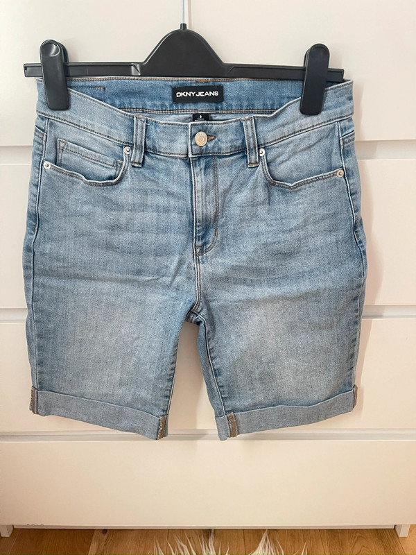 Dkny jean shorts sales