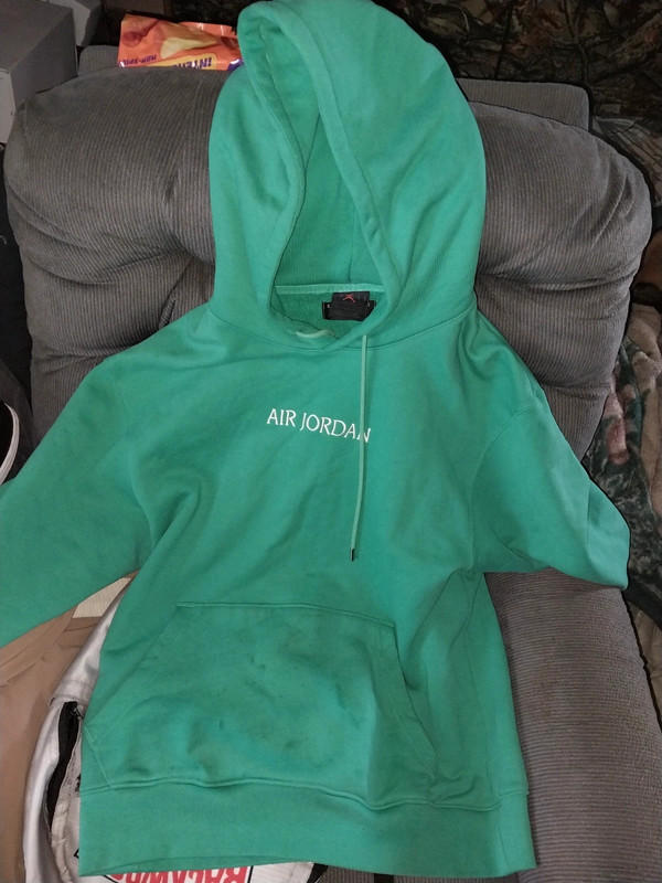 Air jordan hoodie discount green