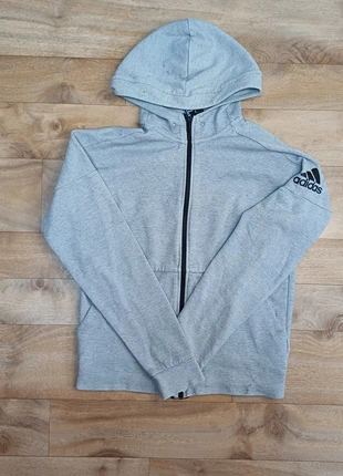 Sweat a Capuche Adidas Gris clair, brand: adidas, condizioni: Ottime, taglia: S, €12.00, €13.30 include la Protezione acquisti