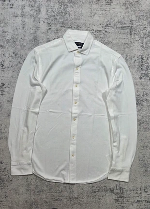 👔 Chemise Ralph Lauren Knit Oxford Blanche Logo Brodé Ton sur Ton Taille S, marke: Ralph Lauren, zustand: Sehr gut, größe: S, 39,99 €, 42,69 € beinhaltet Vinted-Käuferschutz Pro