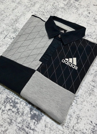 Polo Manche Longue Adidas S Noir Gris 2010 Vintage Habillé Old Money Retro Collector Y2k, marque: adidas, état: Très bon état, taille: S, 20,00 €, 21,70 € Protection acheteurs (Pro) incluse