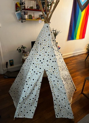 Grand Tipi motif triangles Nobobynoz, marca: Nobodinoz, estado: Muito bom, €35.00, €37.45 inclui Proteção do Comprador