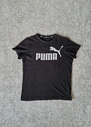 schwarzes T-shirt Puma, merk: Puma, staat: Heel goed, maat: 14 jaar / 164 cm, € 4,00, € 4,90 inclusief Kopersbescherming