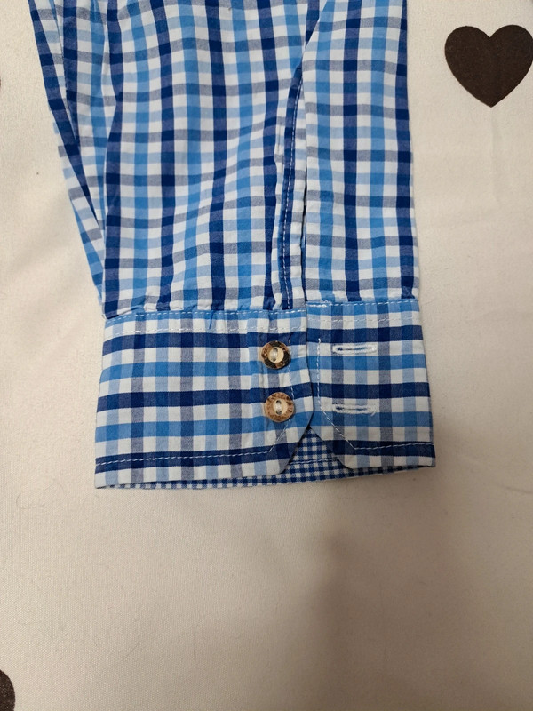 Camicia a quadri bianco  blu e azzurro 5