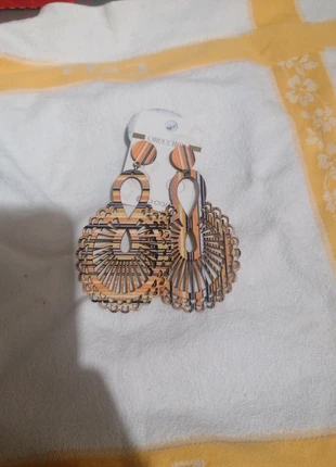 Orecchini Chogan in legno etnici idea regalo, brand: Chogan, condizioni: Nuovo con cartellino, €2.50, €3.33 include la Protezione acquisti