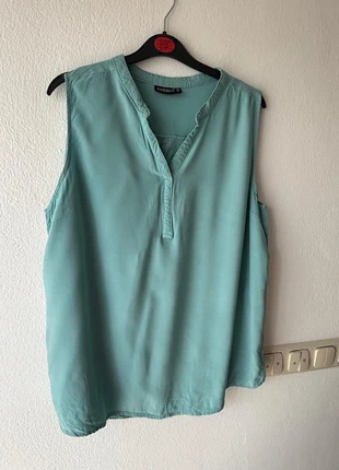 Blaue Bluse, marque: Janina, état: Très bon état, taille: XXXL / 46 / 18, 1,50 €, 2,28 € Protection acheteurs incluse