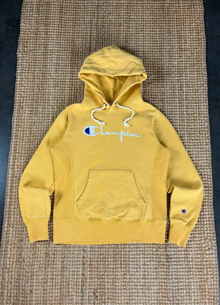 Sweat à Capuche Jaune Champion logo Brodé Taille S, marke: Champion, zustand: Sehr gut, größe: S / 36 / 8, 20,00 €, 21,70 € beinhaltet Vinted-Käuferschutz Pro