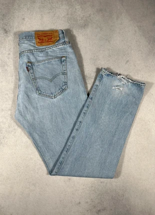 Jean Levi's 501 w34 l32 / Regular Fit / Skyblue / Man / 100% cotton / Authentic / vintage, marca: Levi's, estado: Bom, tamanho: PT 44 | W34, €29.90, €32.10 inclui Proteção do Comprador